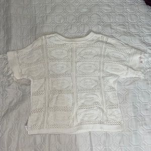 Beautiful knitted white shirt